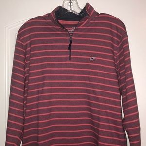Vineyard Vines stripped 1/4 Zip